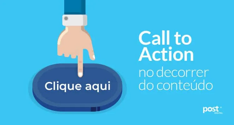 Call to action no decorrer do conteúdo