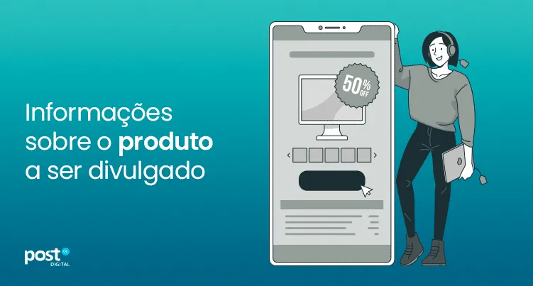 Informações sobre o produto a ser divulgado