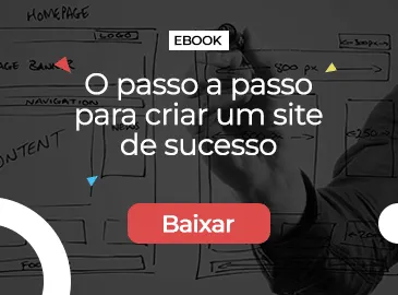 Capa do e-book O passo a passo para criar um site de sucesso