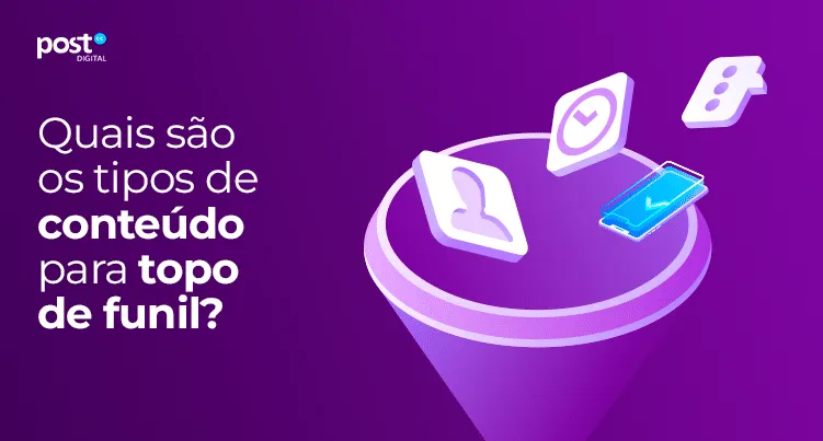 Quais são os tipos de conteúdo para topo de funil?