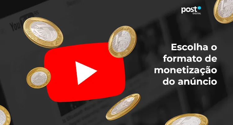 Escolha o formato de monetização do anúncio