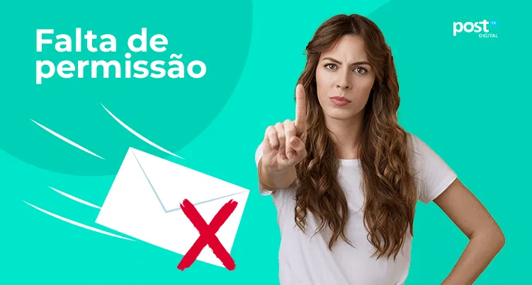 1ª dica: Falta de permissão para enviar e-mail