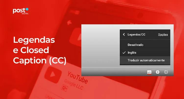 Legendas e Closed Caption (CC)