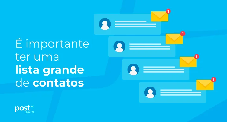 É importante ter uma lista grande de contatos