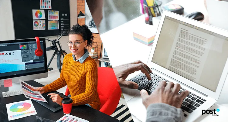 Quais são os principais cargos que compõem a equipe de marketing?